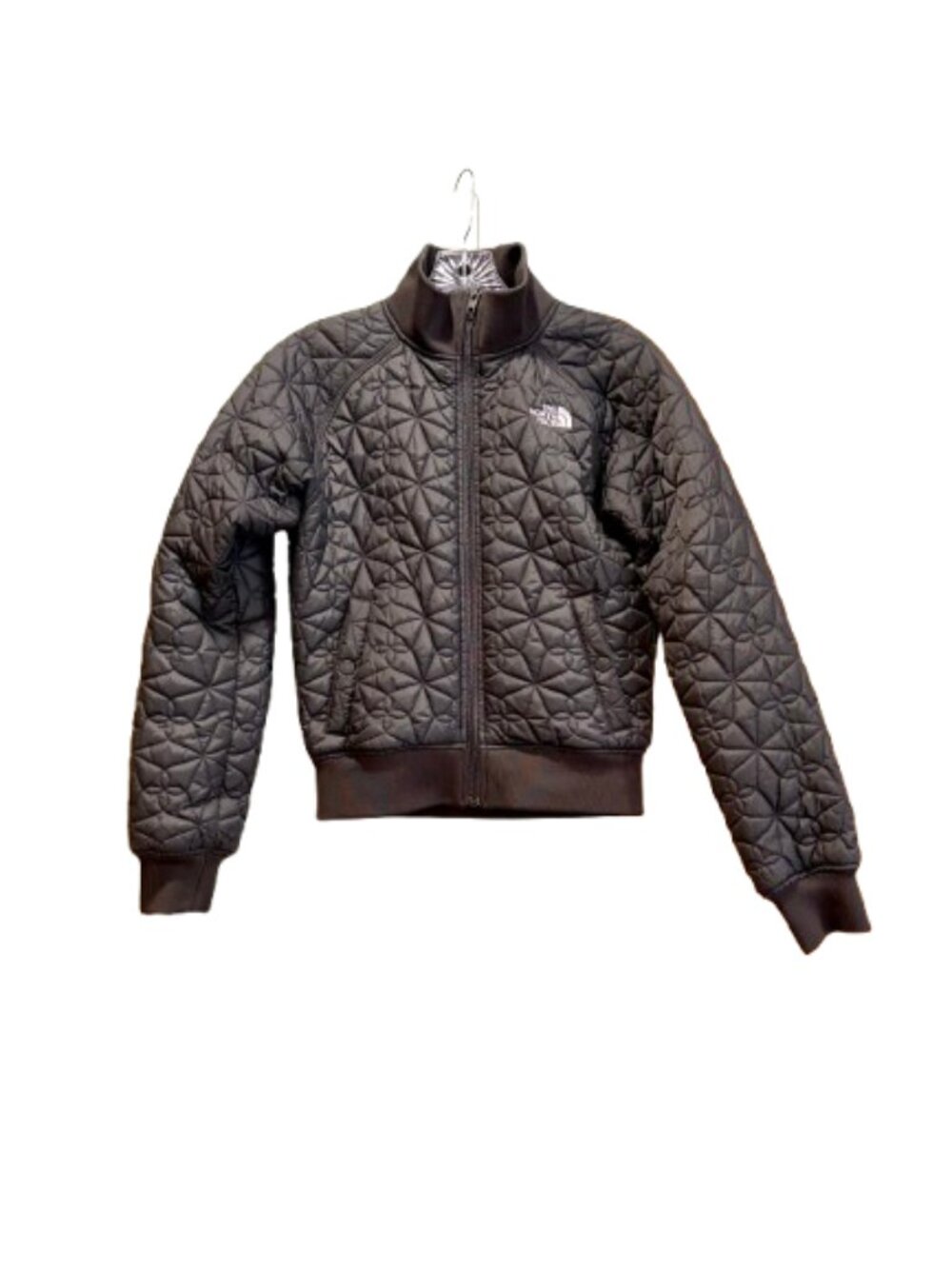 The North Face 5 Boroughs Quilted Bomber Jacket - Dark Gray - Women's Size Small